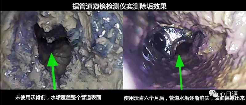 使用沃肯前后效果對(duì)比